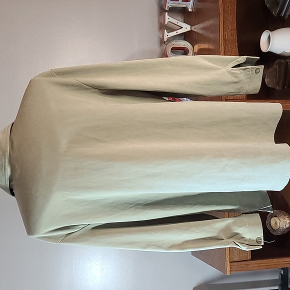 Seafoam Green suede shirt - Picture 2 of 4